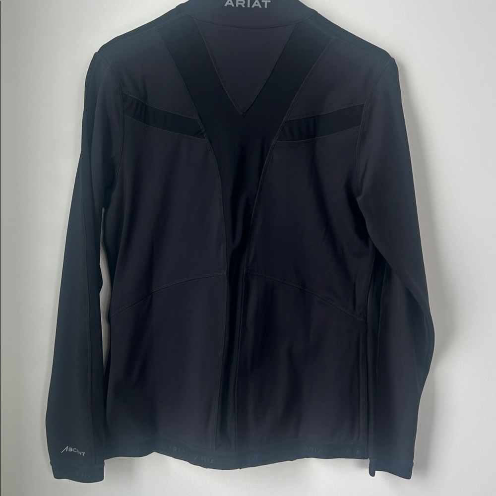 Ariat Women's Ascent Full Zip Black Equestrian Jacket - Picture 9 of 13